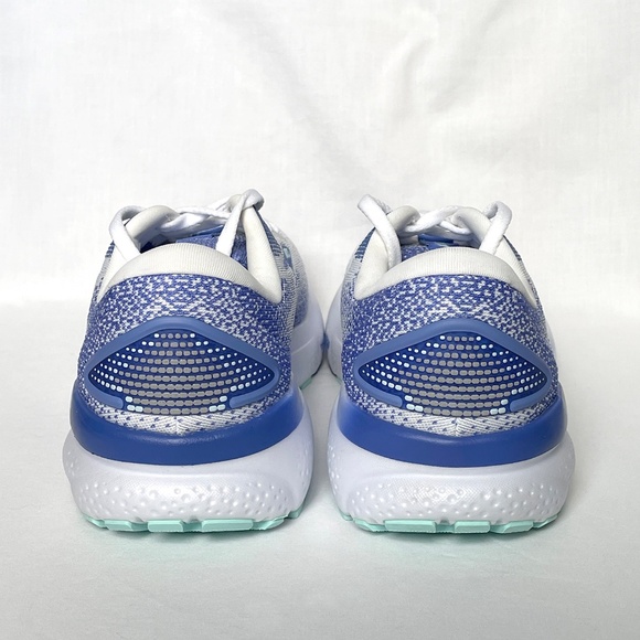 Brooks Ghost 16 Neutral Running Shoe White / Amparo Blue Women’s Size 8 - Picture 4 of 9